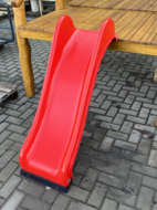 Polyester Glijbaan voor platformhoogte 50 cm Rood Gebruikt