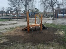 speelhuisje hout robinia openbaar gebruik