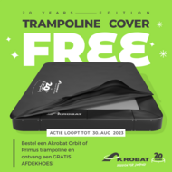 Akrobat Trampoline *Orbit Inground** Ø365 met Veiligheidsnet Groen