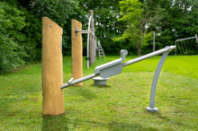 Robinia fitnesstoestel LegPush sfeerimpressie