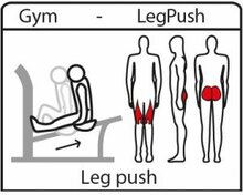 Fitnesstoestel LegPush uitleg van oefeningen