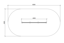 Robinia Pull Up Bars vrije ruimte