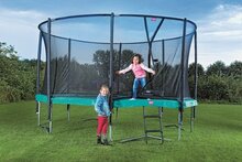 Berg *Champion Regular** Trampoline &Oslash;430 cm Grijs met veiligheidsnet Deluxe #XL##