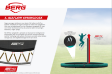 twinspring veren Berg *Grand Champion** Trampoline 350 x 250 cm grijs met veiligheidsnet Deluxe