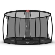 Berg Elite Inground Trampoline &Oslash;430 cm Grijs met veiligheidsnet Deluxe #XL## Professioneel