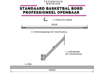 Installatie handleiding standaard basketbalbord compleet 
