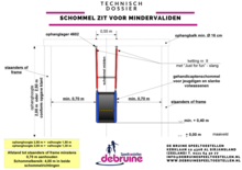 schommel voor mindervaliden gewapendtouw