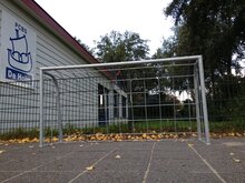 Foto voorkant verzinkt Stalen Anti-Vandalisme Verzinkt trainingsdoel 150x75x50cm