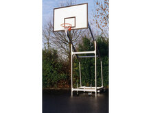 Aluminium Verrolbare Basketbalpaal Installatie Compleet 