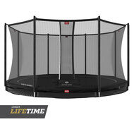 Berg *Favorit Inground** 380 Trampoline met Safetynet Comfort Zwart