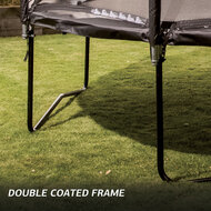 dubbel gecoat frame berg trampolines