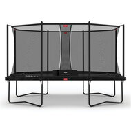 Berg Ultim Favorit Trampoline 410 x 250 cm  incl. Safetynet Comfort zwart