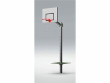 Basketbalpaal Staalverzinkt Compleet met Bord en Ring 