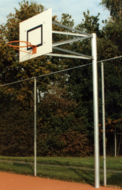 Aluminium Basketbalpaal Insteek 2,25 m