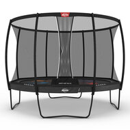  Champion Regular Trampoline &Oslash;430 cm Grijs Levels met veiligheidsnet Deluxe XL