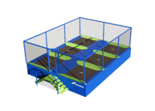 trampoline speeltoestel vierkant 6
