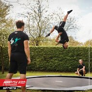 Berg Flatground Champion Trampoline 330 zwart