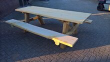 parkmeubel houten robinia picknick tafel 
