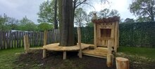 Robinia houten ijsparcours