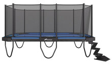 Akrobat Trampoline XCITYX Above Antraciet 20 x 365 cm Inclusief Veiligheidsnet