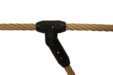 connector t met touw voorkant