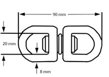 afmetingen wervel met diameter 20 mm