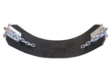 Rubberzitje Flexibel Subliem met kettinginleg &amp; RVS kettingen