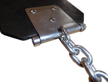 voorbeeld Rubberzitje Flexibel Subliem met kettinginleg &amp; RVS kettingen