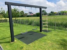 sfeerfoto met touwladder 3 zijden