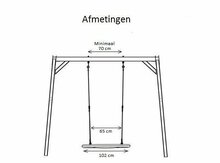 afmetingen schommelhaken en schommel