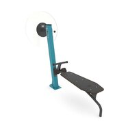 Outdoor Fitness Flex Wheel + Sit-Up Bank Turquoise