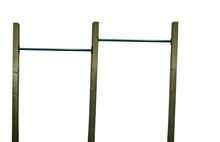 B-Play Duikelrek 90cm Groen met verduurzaamd houten palen Duo