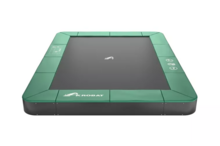 Akrobat Trampoline Orbit Flat To The Ground 430x305 cm met half Veiligheidsnet