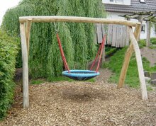Huck Nestschommel Blauw/Zwart Openbaar *Ø120 cm - Limited Edition**