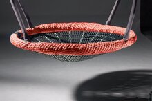 Huck Nestschommel rood/zwart Ø120cm