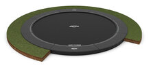 Berg Flatground Elite Trampoline Sport 380 Antraciet Grijs Professioneel