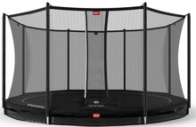 Berg Favorit Inground 380 Trampoline met Safetynet Comfort Zwart