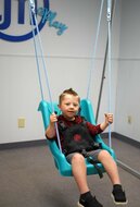 Kunststof Schommelkuip Turquoise voor Kind met een handicap/beperking