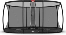 Berg Inground Grand Champion Trampoline Antraciet Grijs 520 x 345 cm met veiligheidsnet Deluxe XL