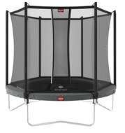 Berg Favorit 330 cm met veiligheidsnet Comfort Antraciet Grijs