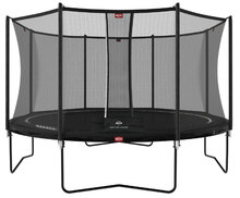 Berg Favorit Trampoline &Oslash;380 cm met veiligheidsnet Comfort Zwart