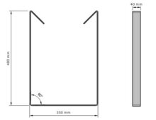 B-Play Betonanker Glijbaan tekening