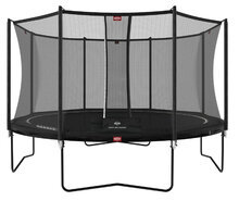 Berg Favorit Trampoline Ø430 cm met veiligheidsnet Comfort Zwart