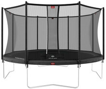 Berg Favorit Trampoline Ø430 cm met veiligheidsnet Comfort Antraciet Grijs