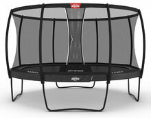 Berg Champion Regular Trampoline &Oslash;430 cm Antraciet Grijs met veiligheidsnet Deluxe