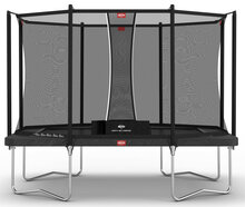 Berg Ultim Favorit Trampoline 330 x 220 cm incl. Safetynet Comfort Antraciet Grijs