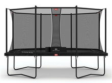 Berg Ultim Favorit Trampoline 410 x 250 cm  incl. Safetynet Comfort zwart