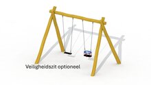 Eco-Play Schommel in Robinia optioneel