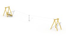 Eco-Play Kabelbaan met 1 Platform Openbaar
