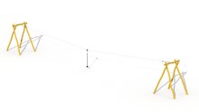 Eco-Play Kabelbaan zonder Platform Openbaar